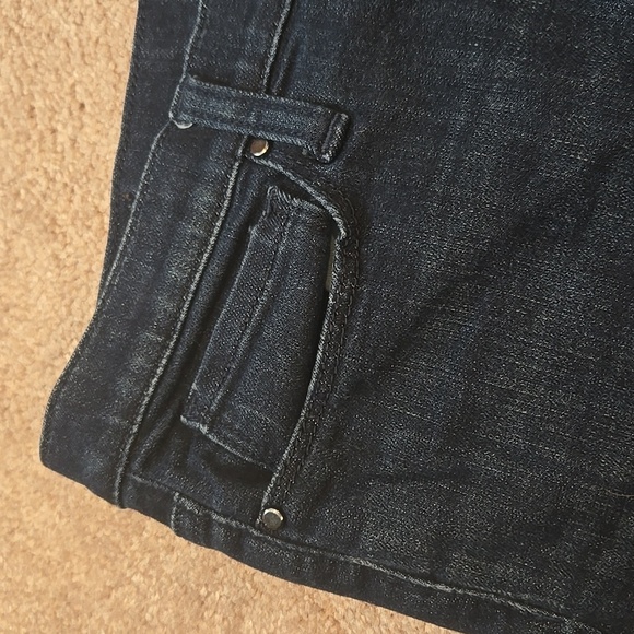 DKNY Jeans Women's Straight Leg Dark Blue Jeans Size 10x30 - Picture 3 of 10